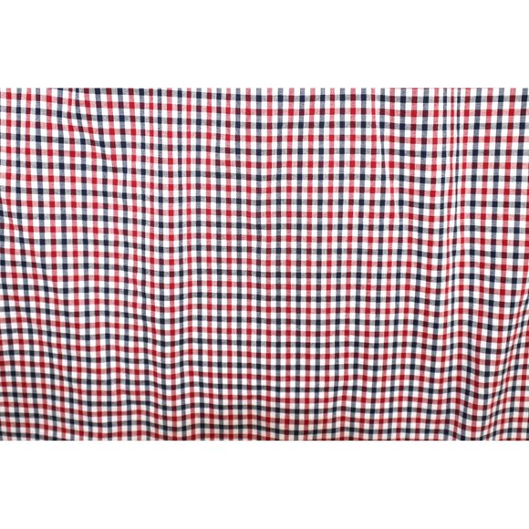 Dockers Mens Classic Fit Red Navy Gingham Button-Down Long Sleeve Shirt Size XL - Picture 9 of 9